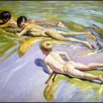 podium ninos desnudos pintura impr