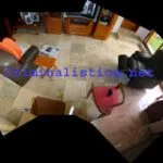 vista panorámica compuesta de sitio cerrado