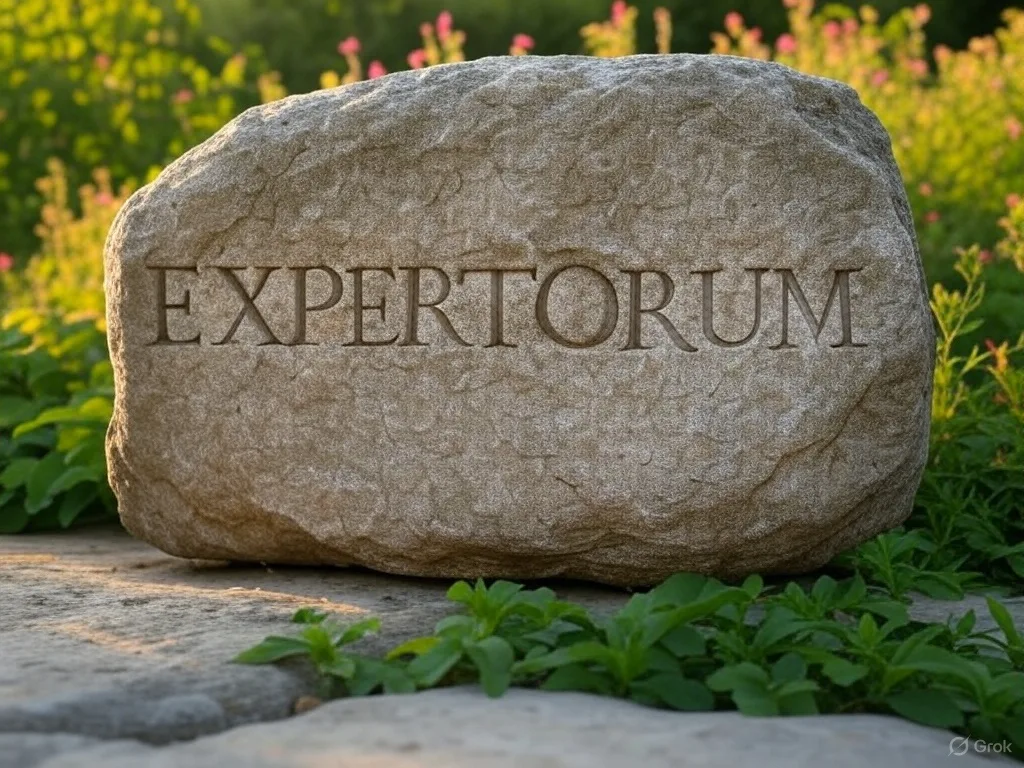 frases sobre "expertorum"