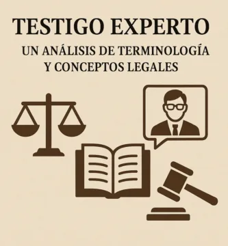 testigo experto: un análisis de terminología y conceptos legales