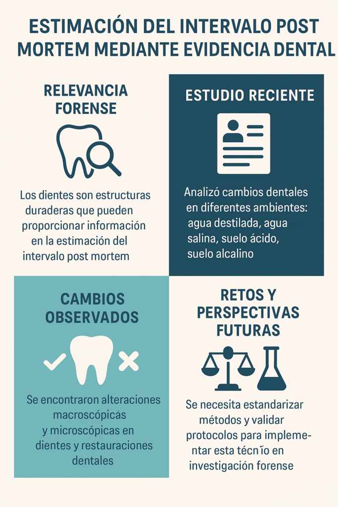 Estimación del Intervalo Post Mortem mediante Evidencia Dental