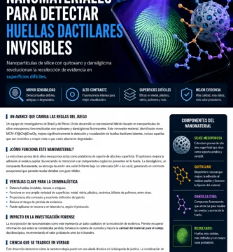 nanomateriales para revelar huellas dactilares